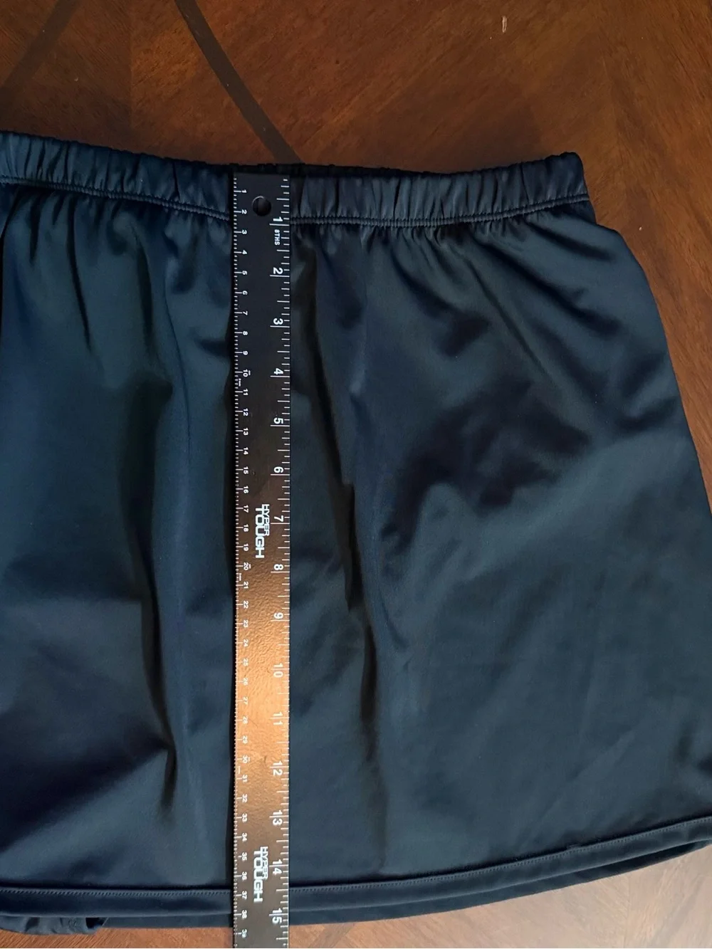 SWIM 365 Black Elastic-Waist Circle Swim Skirt